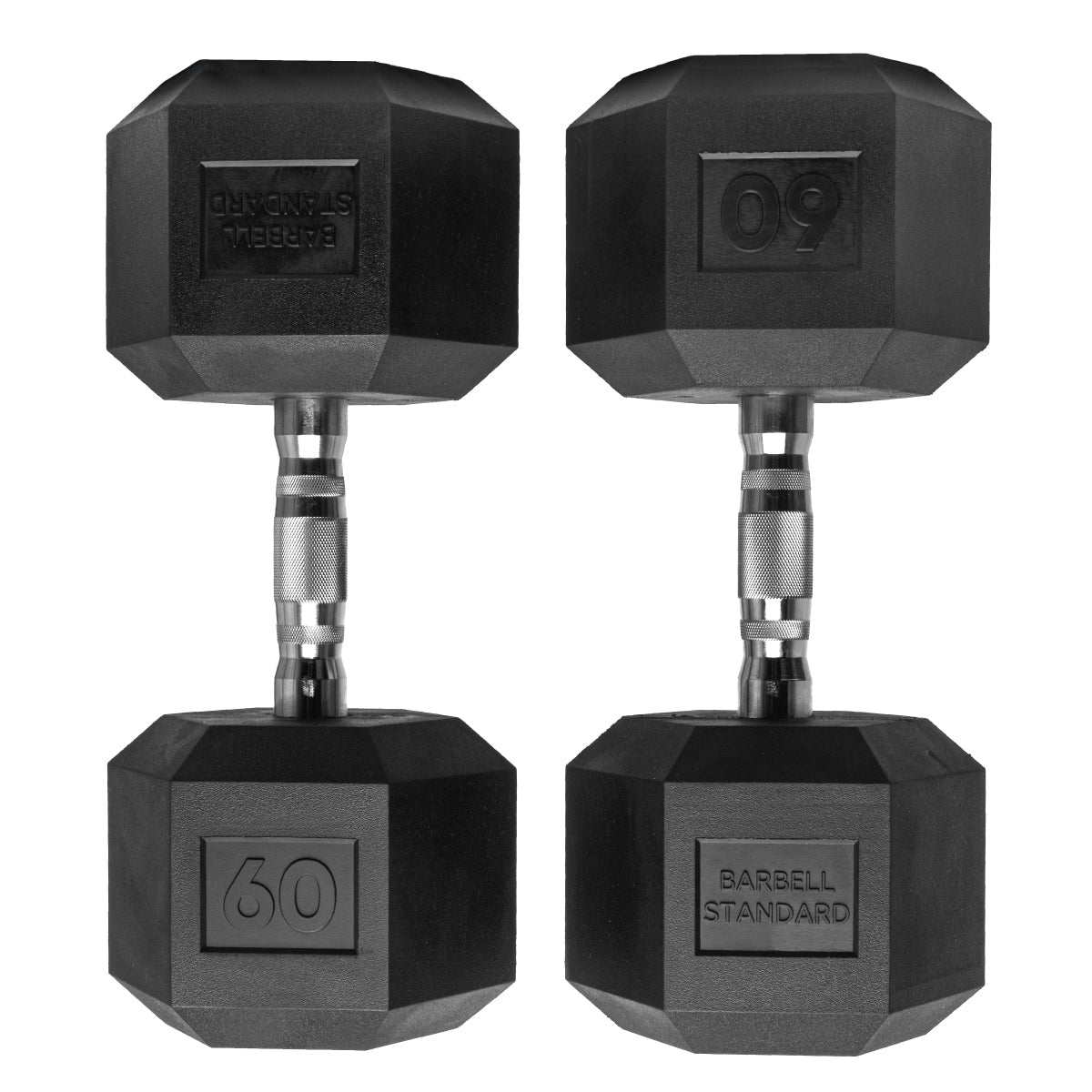 Barbell Standard Rubber Hex Dumbbells - view 15