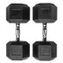Barbell Standard Rubber Hex Dumbbells - view 15