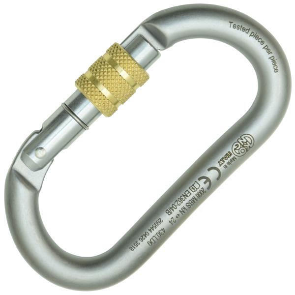 OVAL STEEL CLASSIC SCREW SLEEVE Carabiner