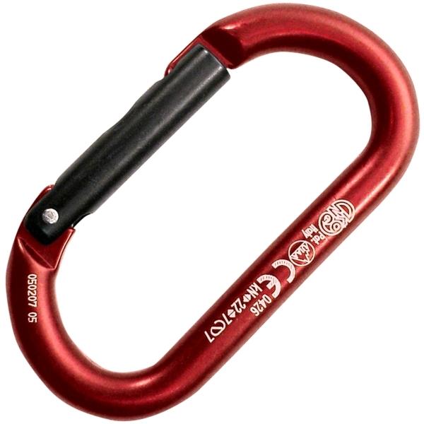 OVAL ALU STRAIGHT GATE Carabiner