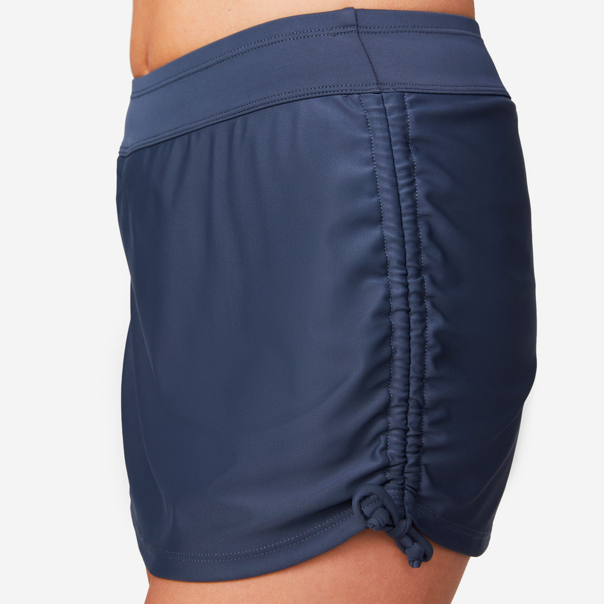 Free Country Women's Side Shirred Swim Skirt