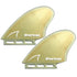 DORSAL Keel Fins Futures — Large / Fiberglass with Hexcore / Bamboo