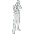 6 Foot Infinity Target Silhouette