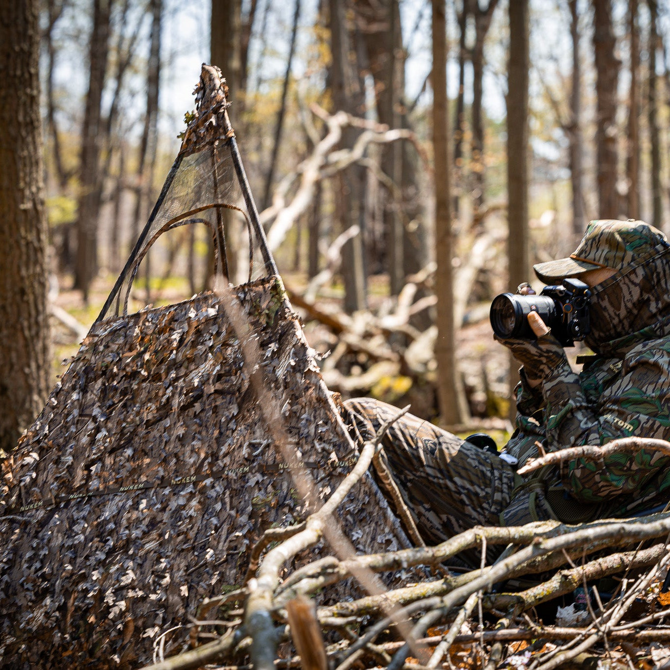 Nukem Hunting Blind - Mossy Oak Country Roots 3D Leafy – product image 1