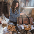 White Duck Rectangle Canvas Firewood Log Carriers