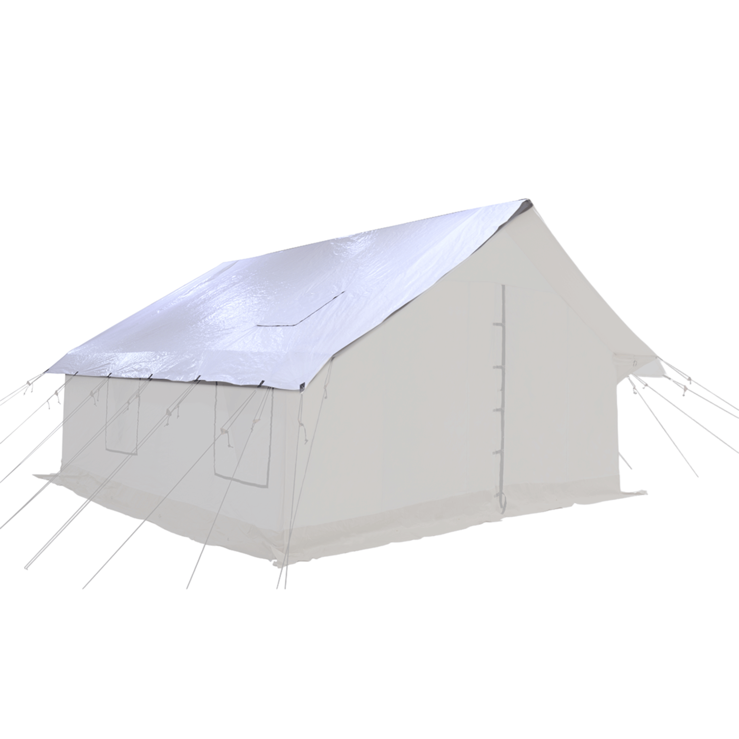 White Duck 14’x16’ Fly Sheet - Canvas Wall Tent
