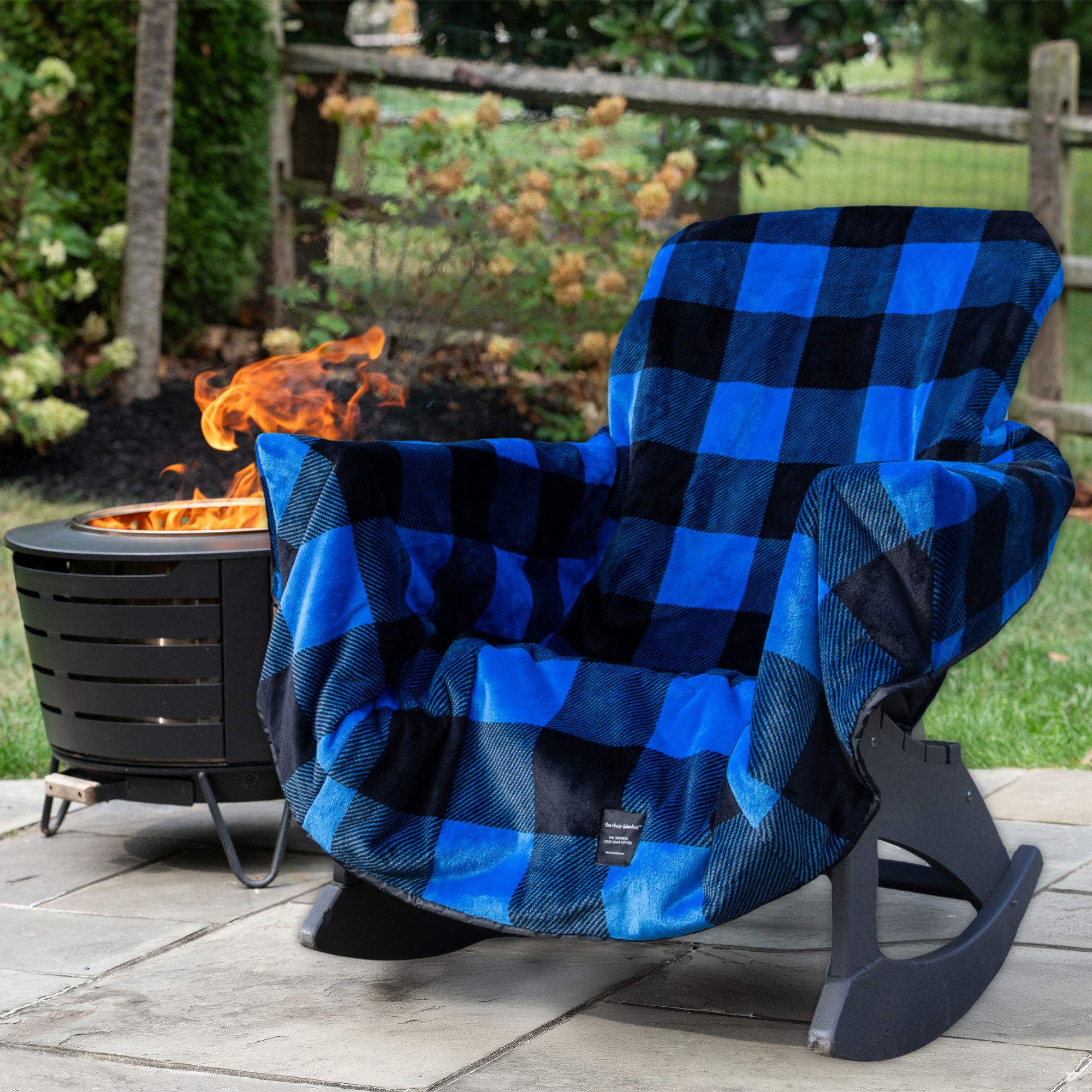 City Bonfires Chair Blanket – Fleece Outdoor Chair Cover — product view 24