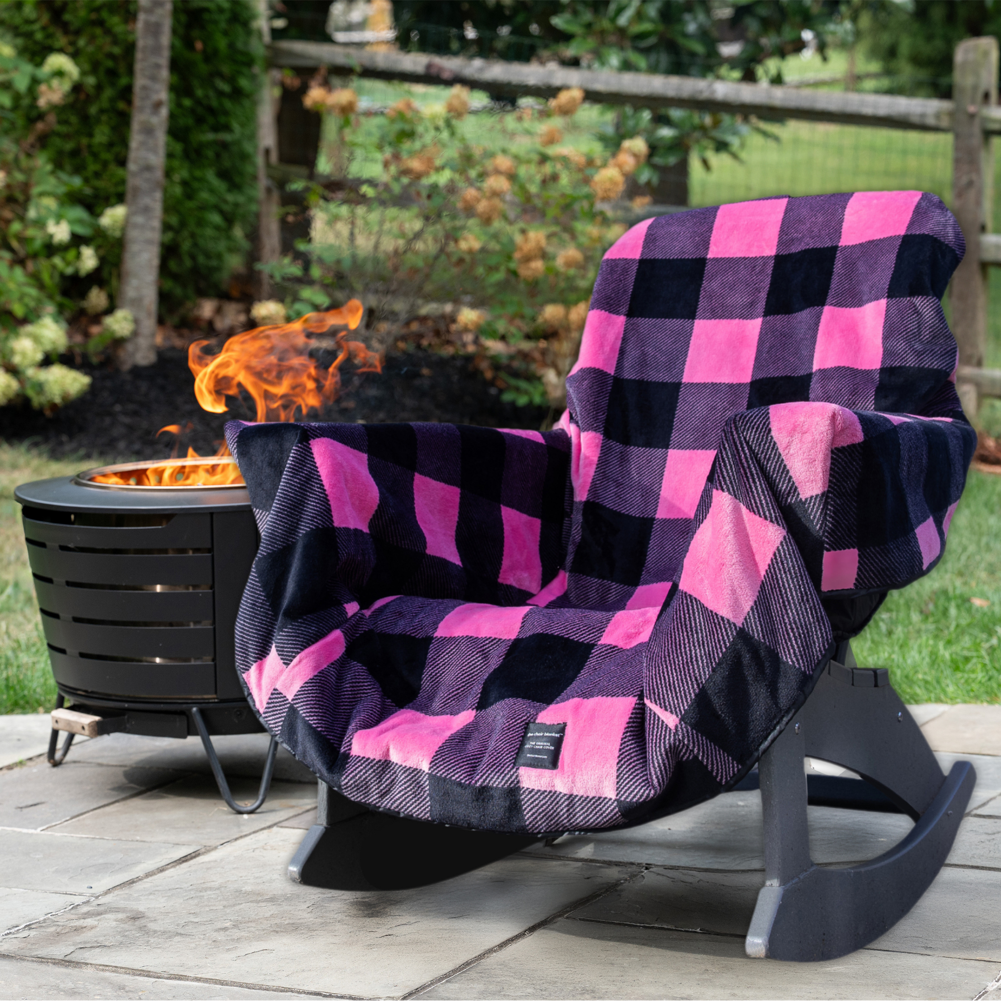 City Bonfires Chair Blanket – Fleece Outdoor Chair Cover — product view 25