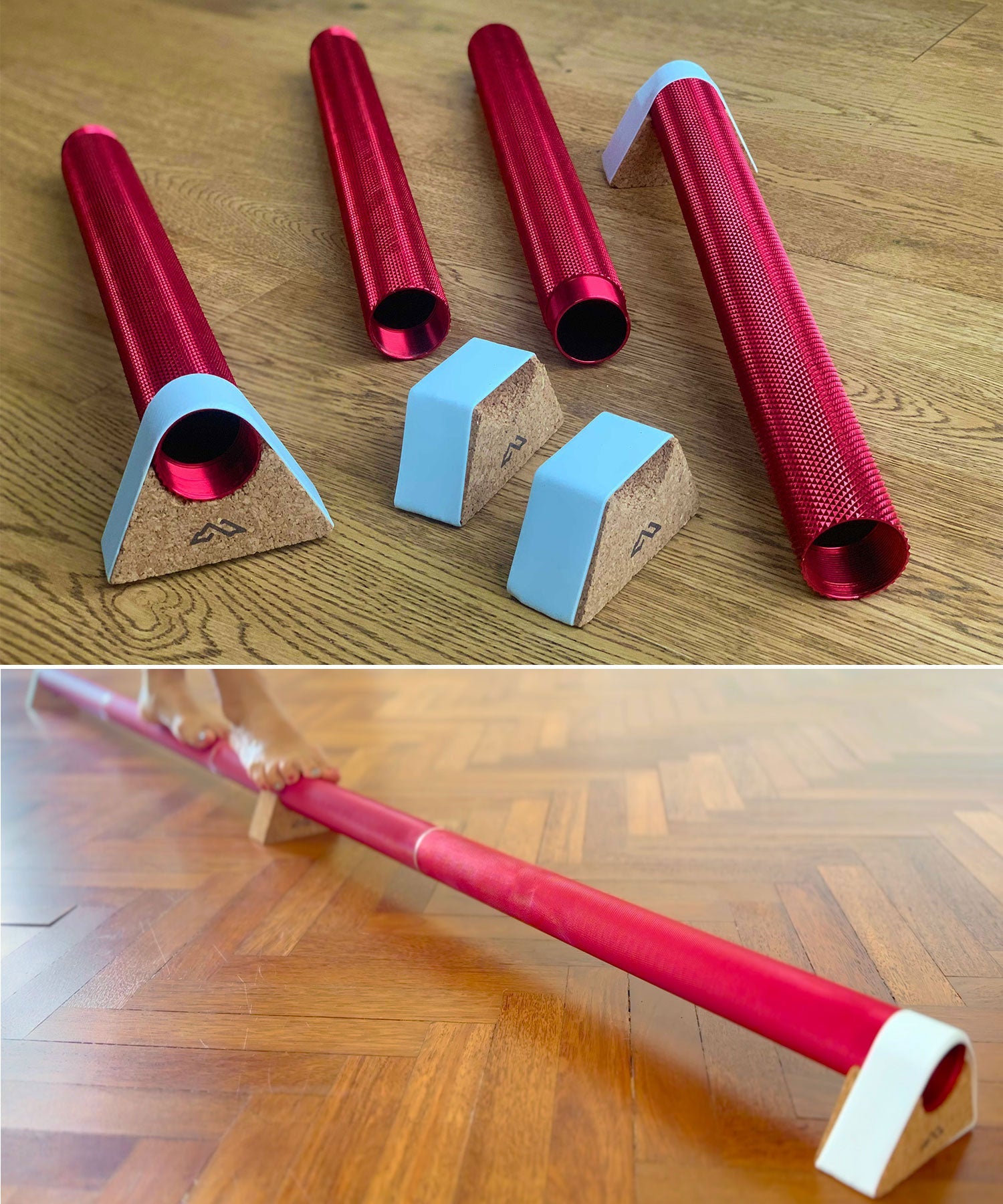 NeuroBeam Modular Barefoot Balance Beam by Muscle Mountain