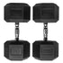 Barbell Standard Rubber Hex Dumbbells - view 14