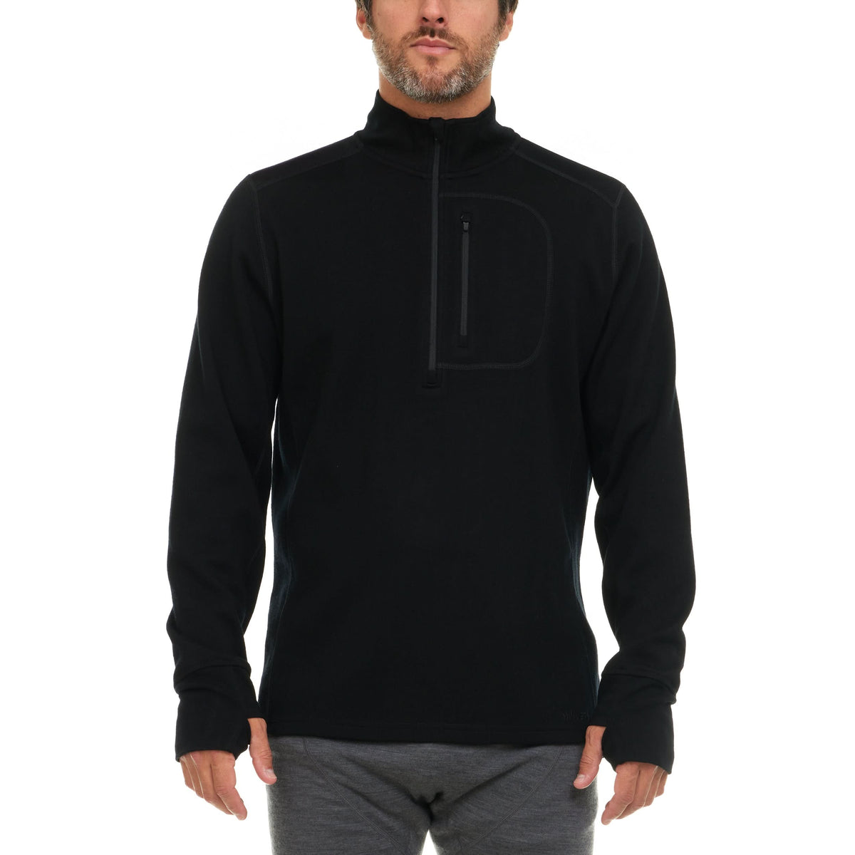 Minus33 Merino Wool Clothing Wilderness Expedition Men's Wool 1/4 Zip