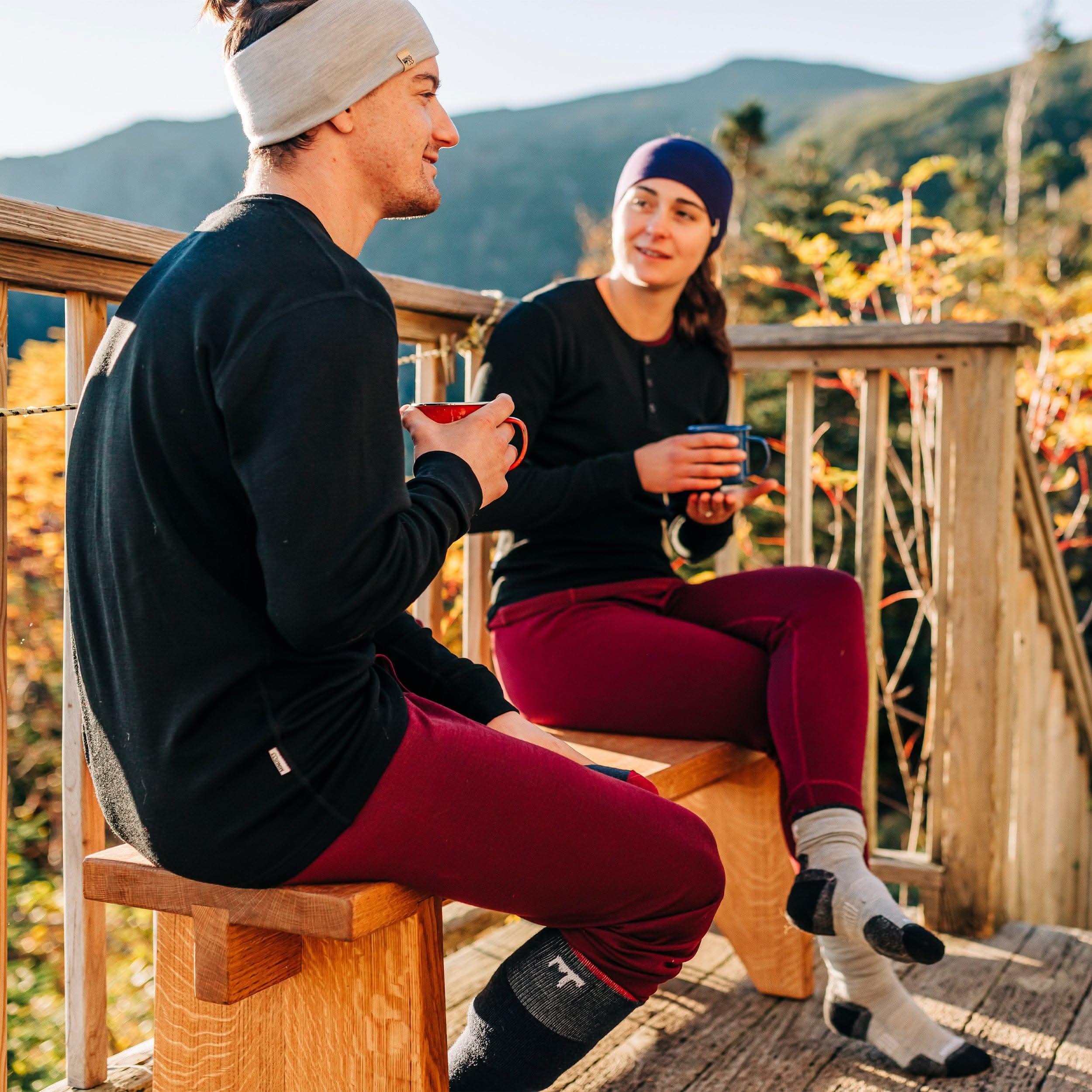 Minus33 Merino Wool Clothing Kancamagus Men's Midweight Wool Bottom thermal baselayer 