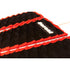 DORSAL Three 3 Piece EVA Surfboard Deck Traction Pads with Kicker Tail for Stomp Skimboards, Surf Boards, Fish Board, Funboard Black/Blue/Red - view 9