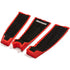 DORSAL Three 3 Piece EVA Surfboard Deck Traction Pads with Kicker Tail for Stomp Skimboards, Surf Boards, Fish Board, Funboard Black/Blue/Red - view 3
