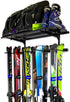 StoreYourBoard Solitude Ski Rack with Solid Shelf — product view 1