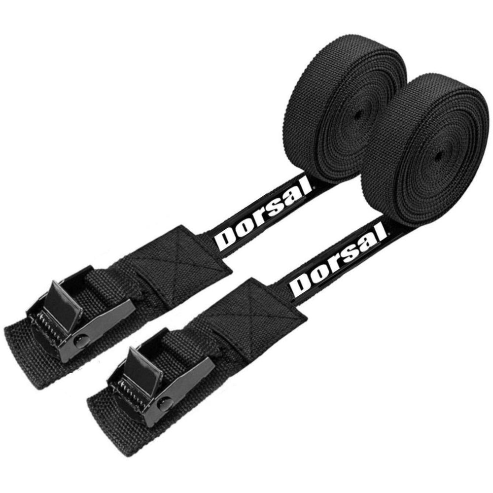 DORSAL Tie Down Straps for Roof Rack Pads Crossbars - Pack of 2 holds Surfboards Kayaks Canoes Paddleboards - view 5