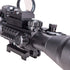 Pinty Nova 3-in-1 4-12x50 SFP Rifle Scope Combo, Green Laser