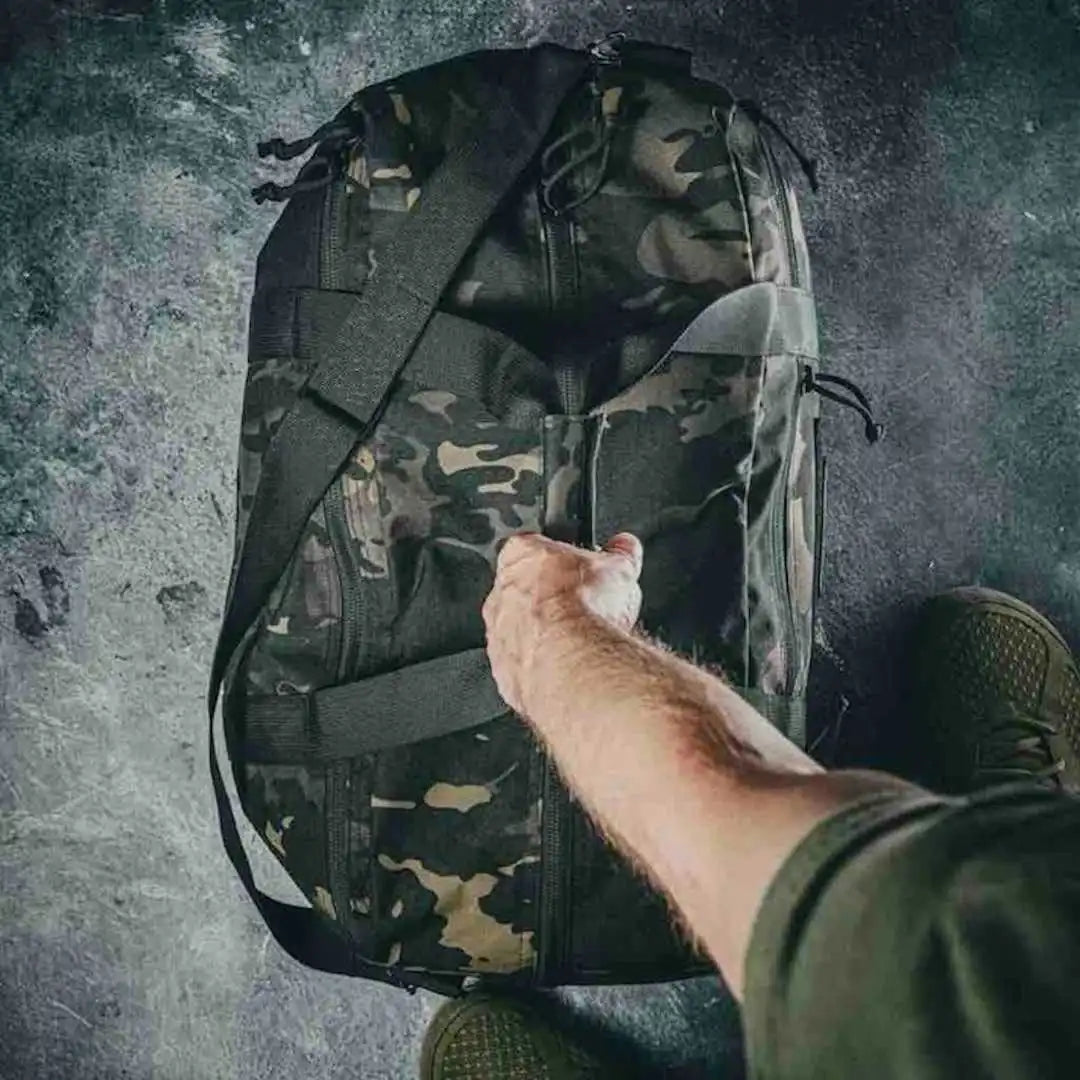 Recycled Firefighter 72-Hour 500D Cordura Duffle Bag — product view 2