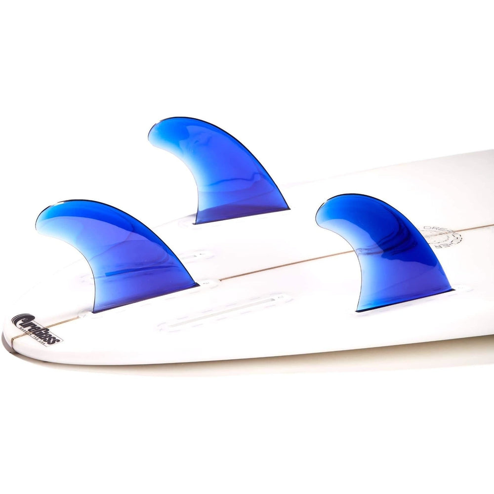 DORSAL FlexRez Futures Thruster Fins — Medium / Blue / Polycarbonate with Flexcore - view 2