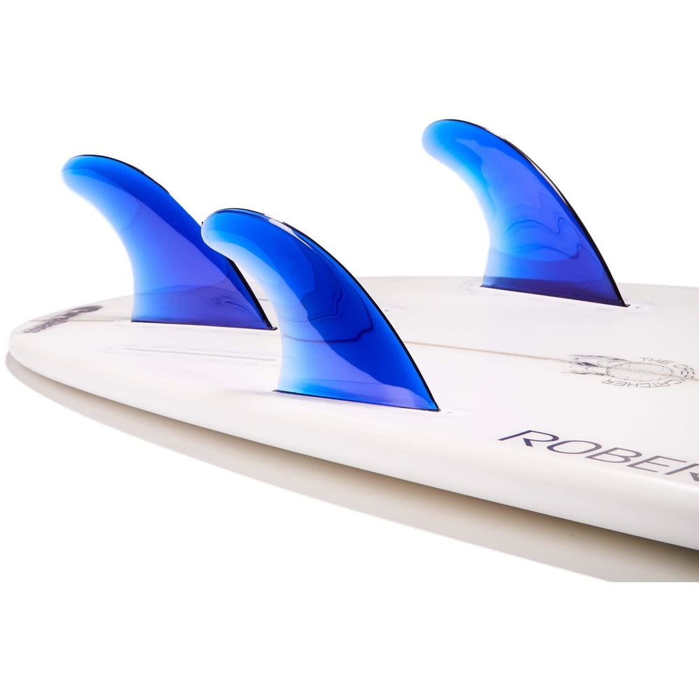 DORSAL FlexRez Futures Thruster Fins — Medium / Blue / Polycarbonate with Flexcore
