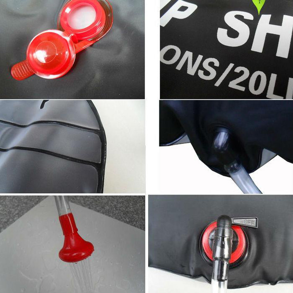DORSAL Solar Heated Camping Surf Rinse Shower Kit - view 3