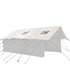 White Duck 10'x18' Extended Flysheet For Wall Tent And Porch