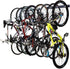 Blackstone Wall Mounted Bike Storage Rack | 8 Bikes | Black - product view 1