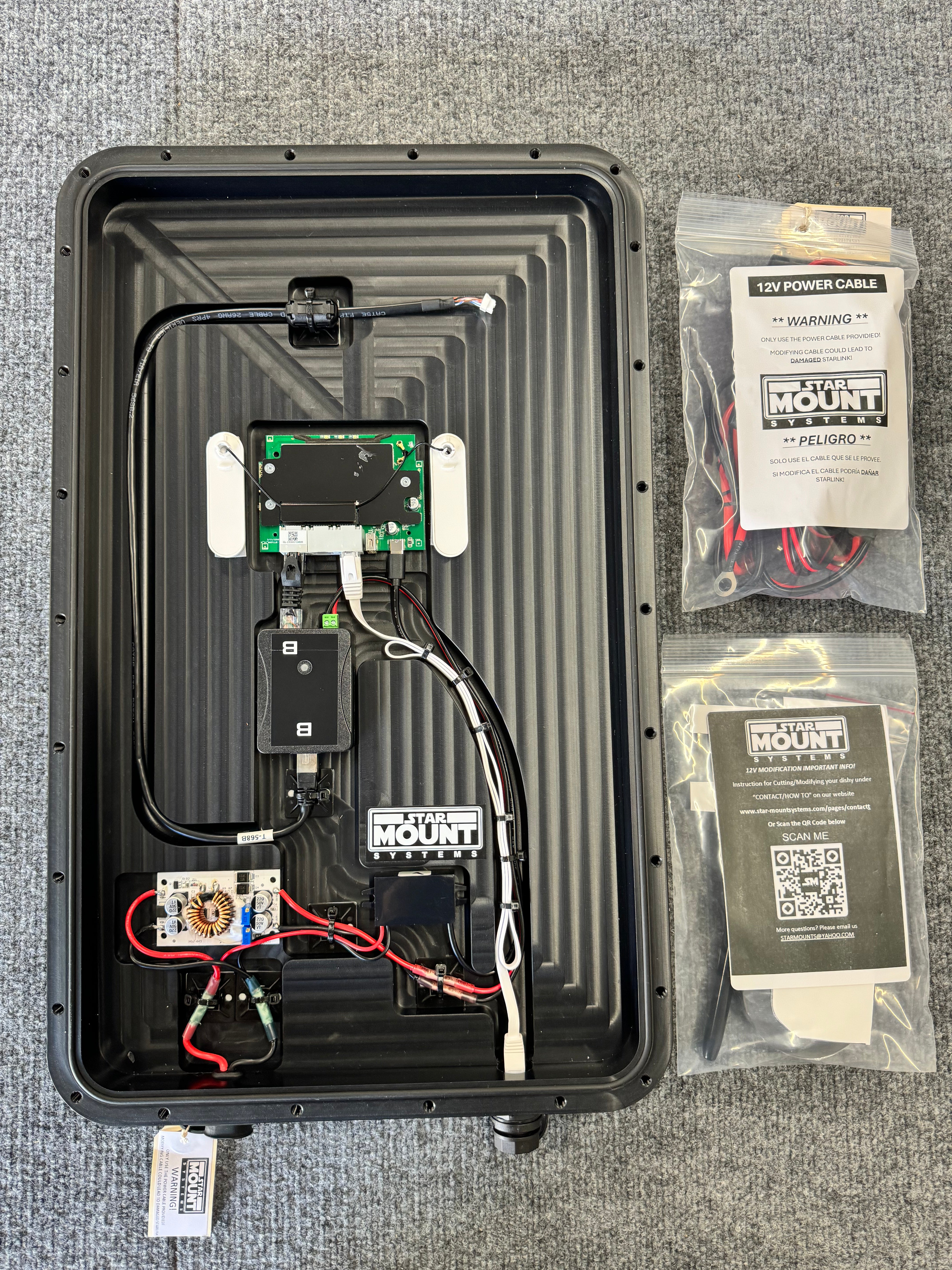Star-Mount All In One 12v Flat Mount for Gen 2 Starlink — product view 10