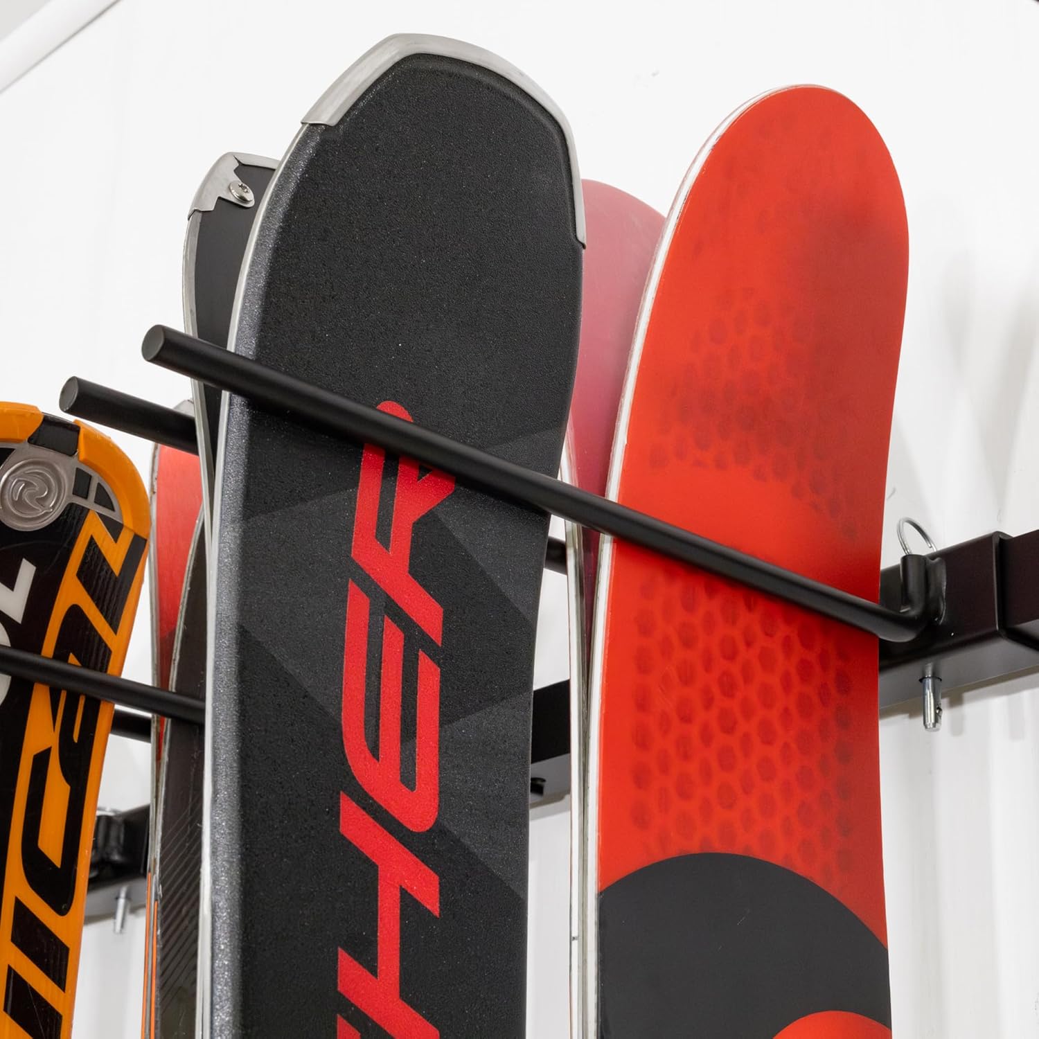 StoreYourBoard Solitude Ski Rack with Solid Shelf — product view 4
