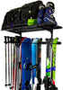 StoreYourBoard Solitude Ski Rack with Solid Shelf — product view 5