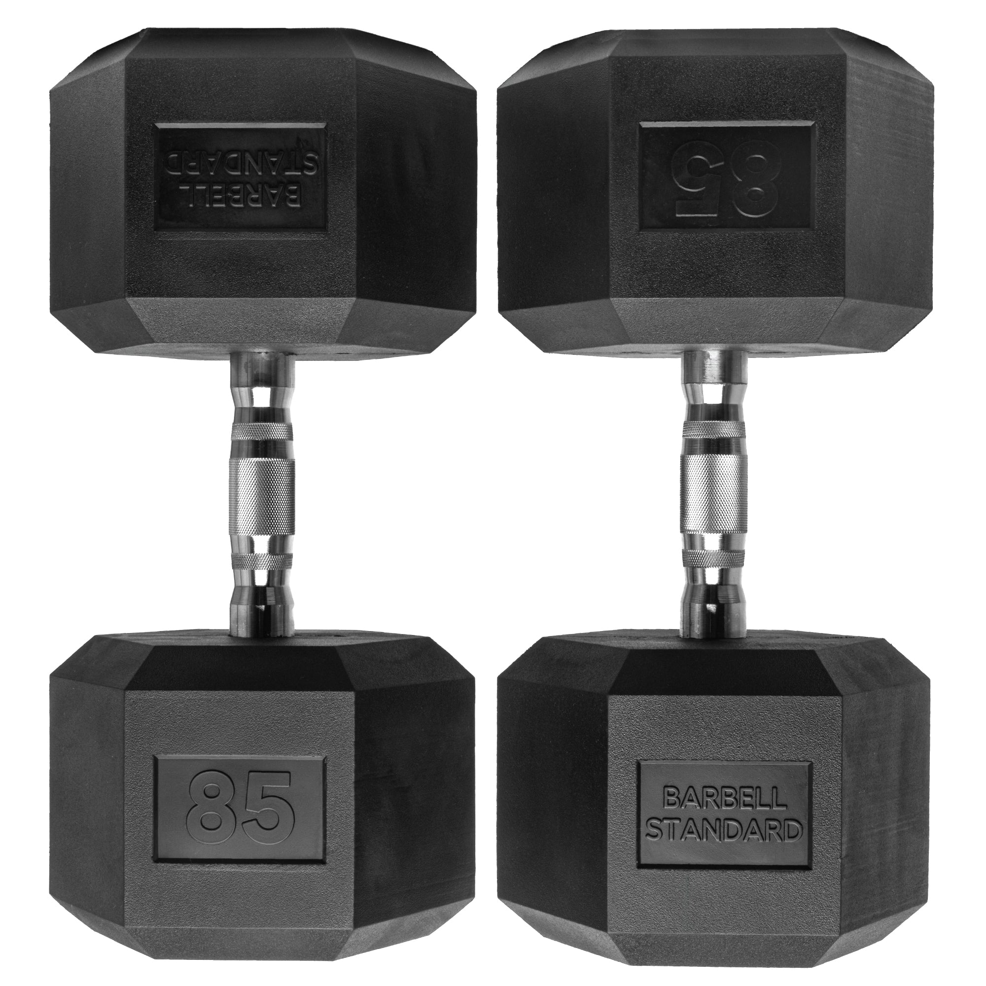 Barbell Standard Rubber Hex Dumbbells - view 18