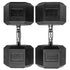 Barbell Standard Rubber Hex Dumbbells - view 18