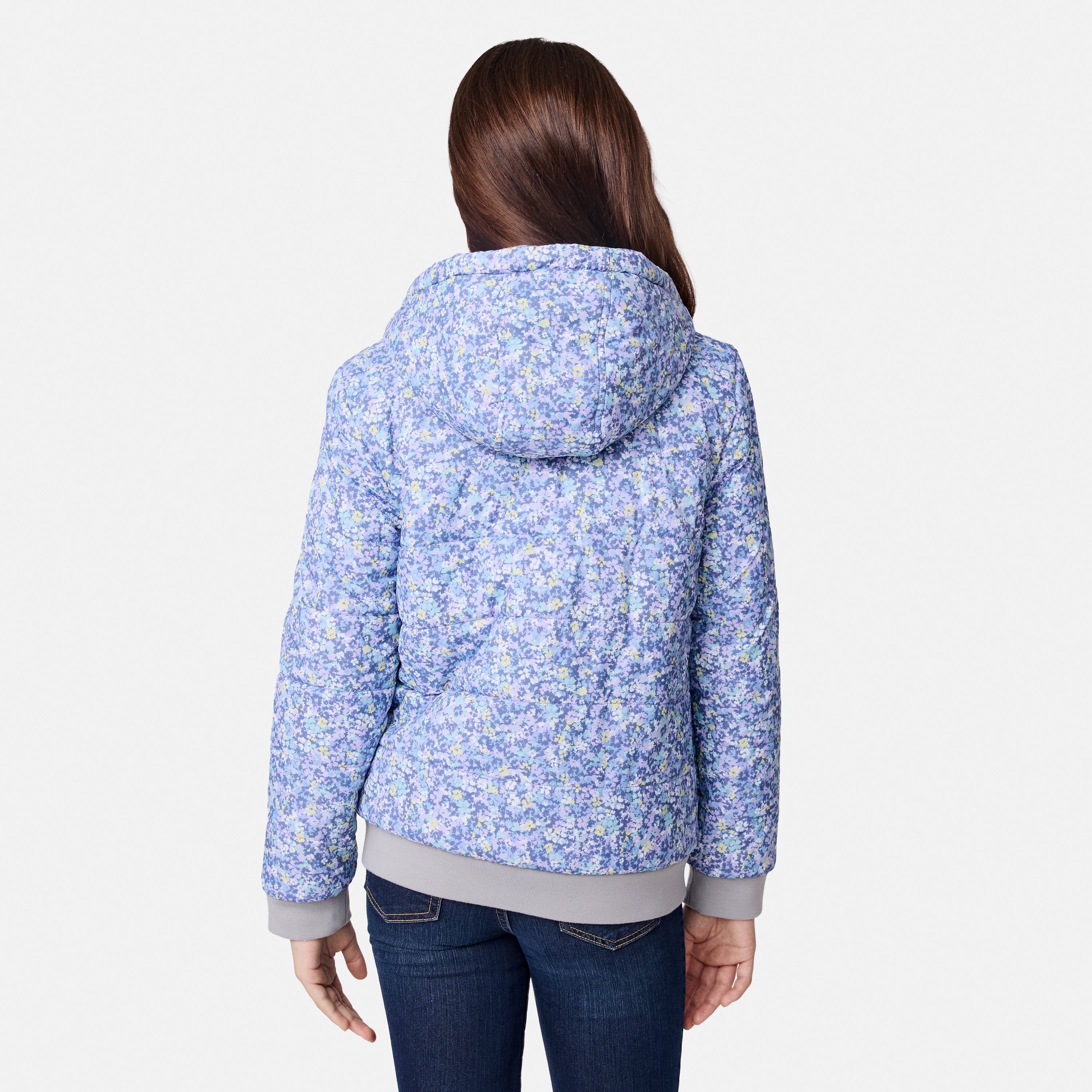 Free Country Girls' Poofie Reversible Puffer Jacket