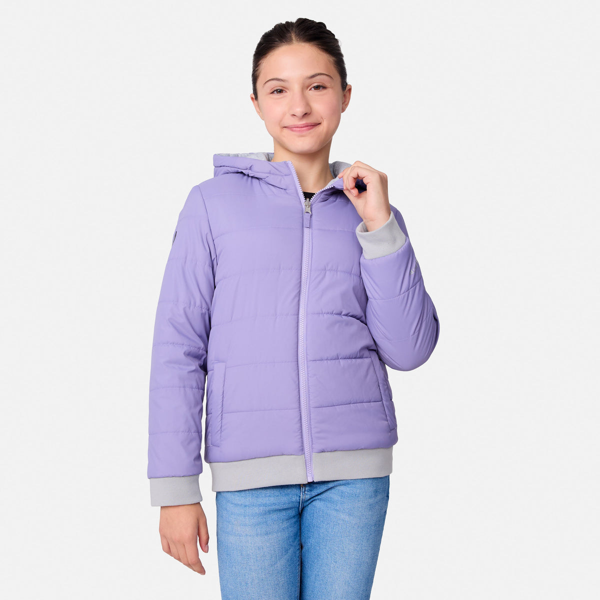 Free Country Girls' Poofie Reversible Puffer Jacket