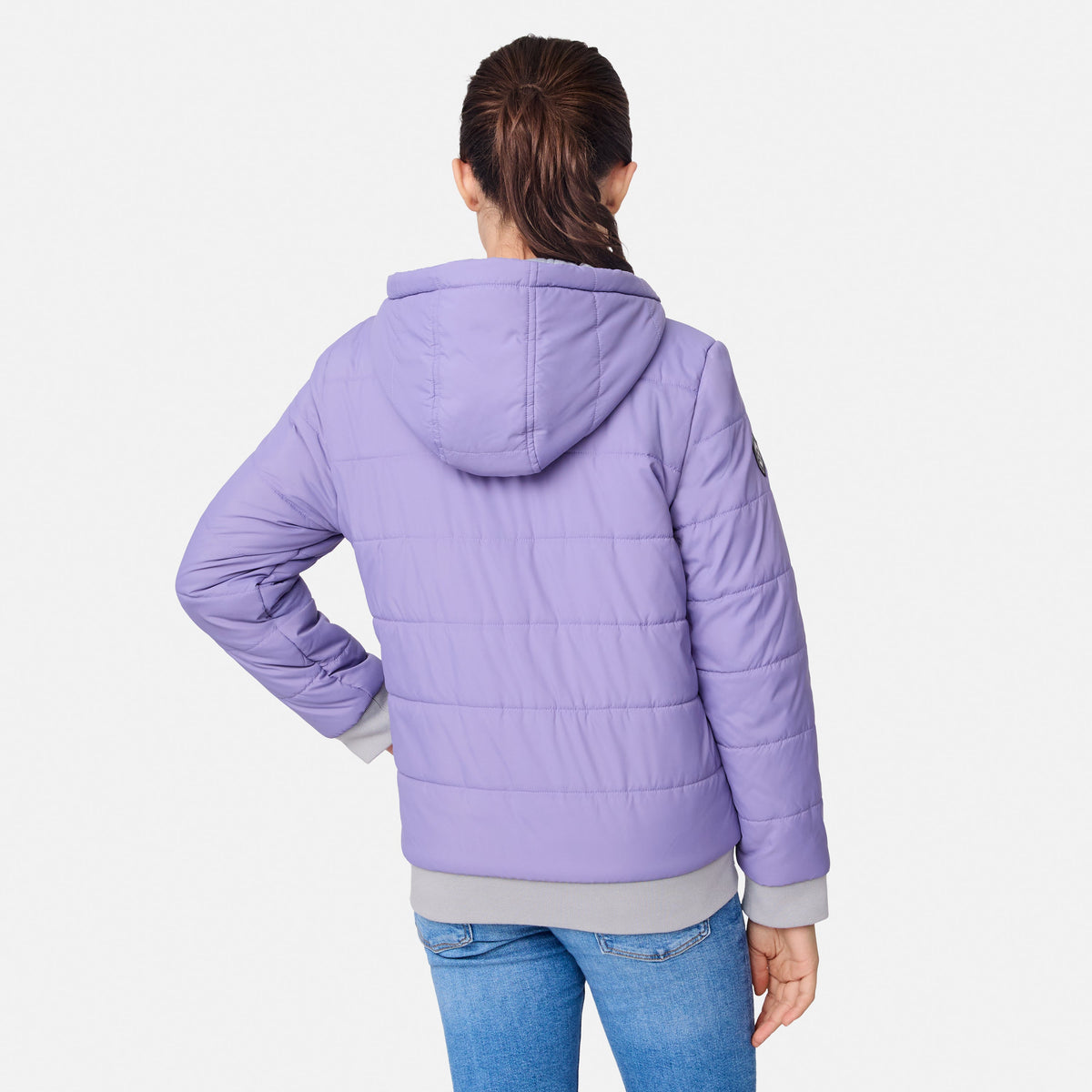 Free Country Girls' Poofie Reversible Puffer Jacket