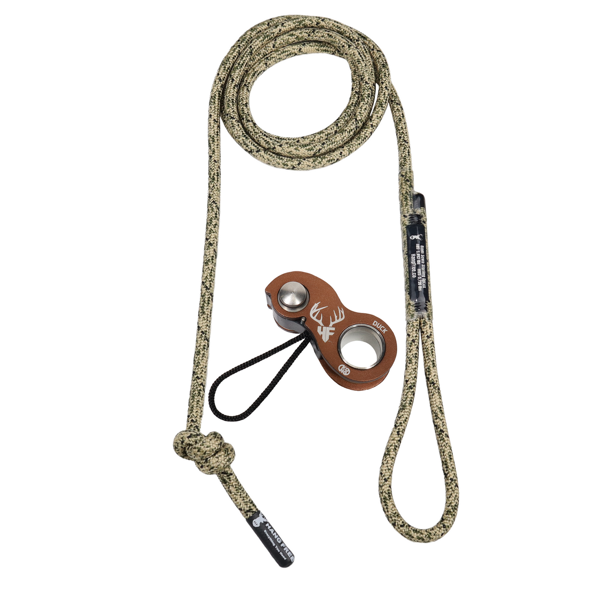 Hang Free 8mm OpLux Deluxe Sewn Tree Tether & Lineman's Belts