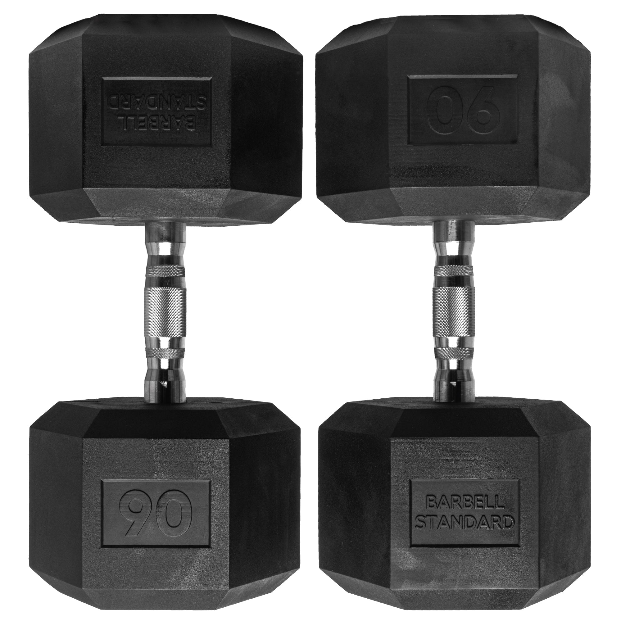 Barbell Standard Rubber Hex Dumbbells - view 19