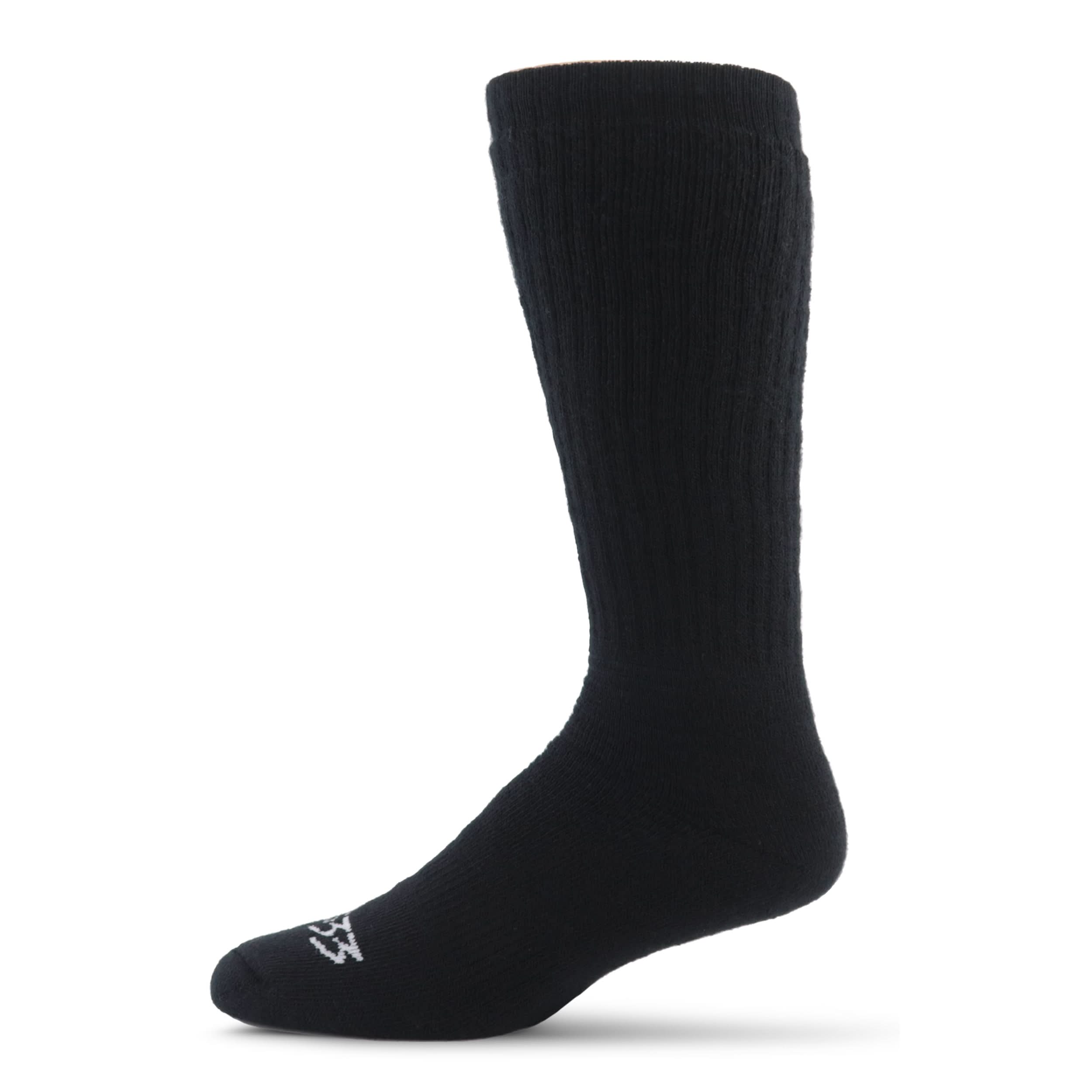 Workhorse midweight merino sock shown from the outer side