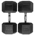 Barbell Standard Rubber Hex Dumbbells - view 20