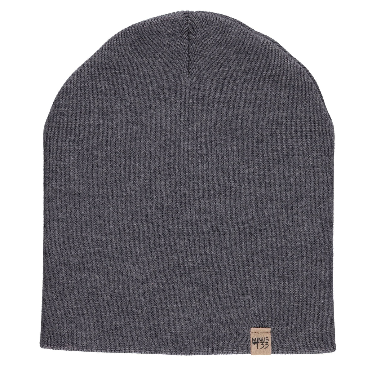 A heavyweight, super soft, one hundred percent merino wool beanie. This heavyweight beanie is the warmest hat that we offer, perfect for hiking through the White Mountains, or sitting at a bonfire in January.