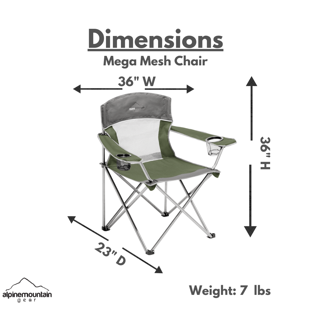 Alpine Mountain Gear Mega Mesh Chair