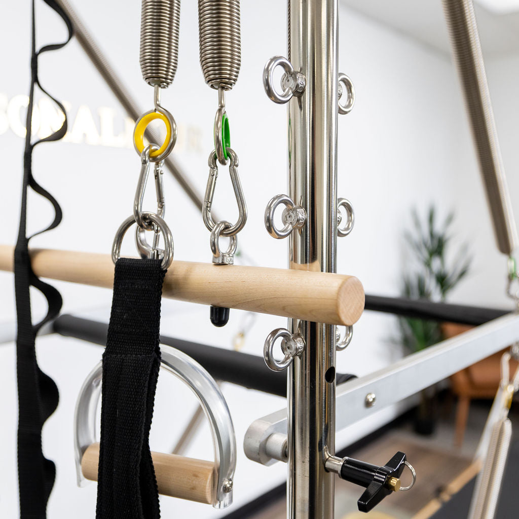 PersonalHour Durable Pilates Handles - Premium Aluminum and Natural Wood Design — product view 3