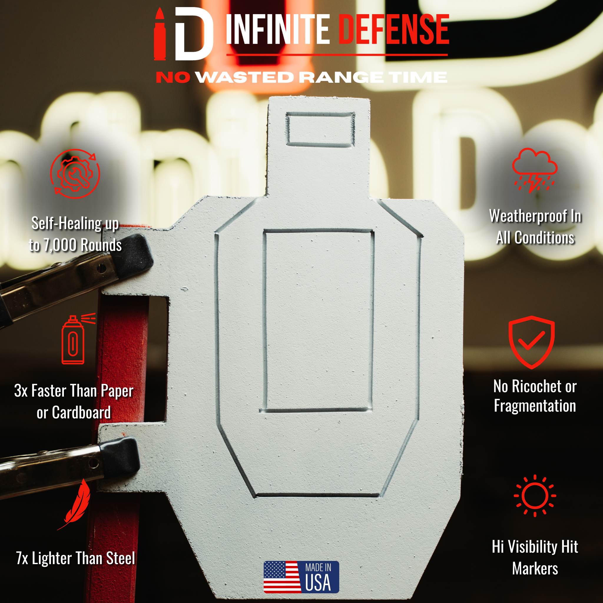 Half Size Infinity Target - view 3