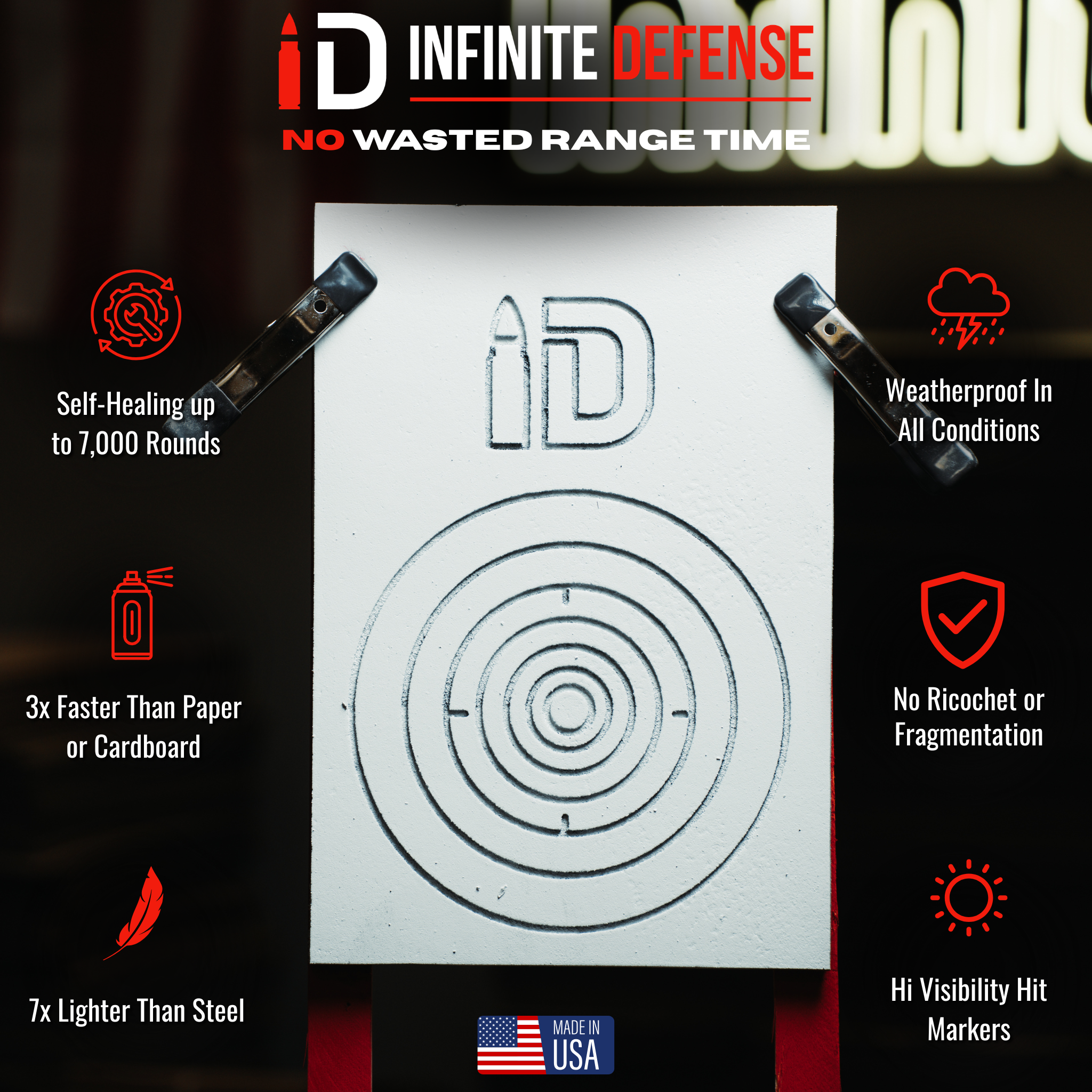 Infinity Targets 10" Bullseye Self-Healing Target - view 3