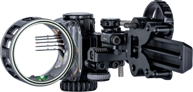 Trophy Ridge React 5 Max Trinity right-hand bow sight with 5 pins and mounting bracket