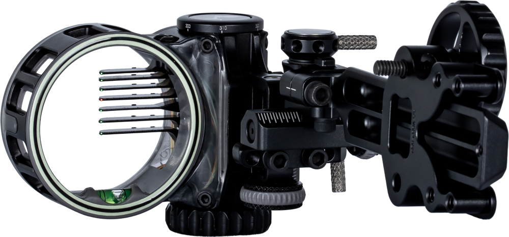 Trophy Ridge React 7 Max Trinity right-hand bow sight with 7 pins and mounting bracket