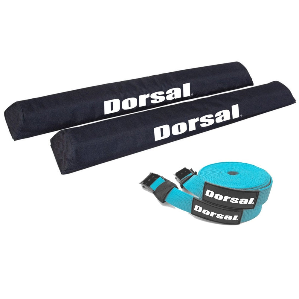 DORSAL Aero Roof Rack Pads with 15 ft Surf Straps - Pack of 4 for Car Surfboard Kayak SUP Long - view 9