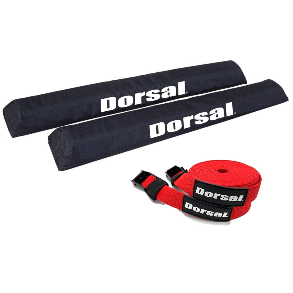 DORSAL Aero Roof Rack Pads with 15 ft Surf Straps - Pack of 4 for Car Surfboard Kayak SUP Long - view 7