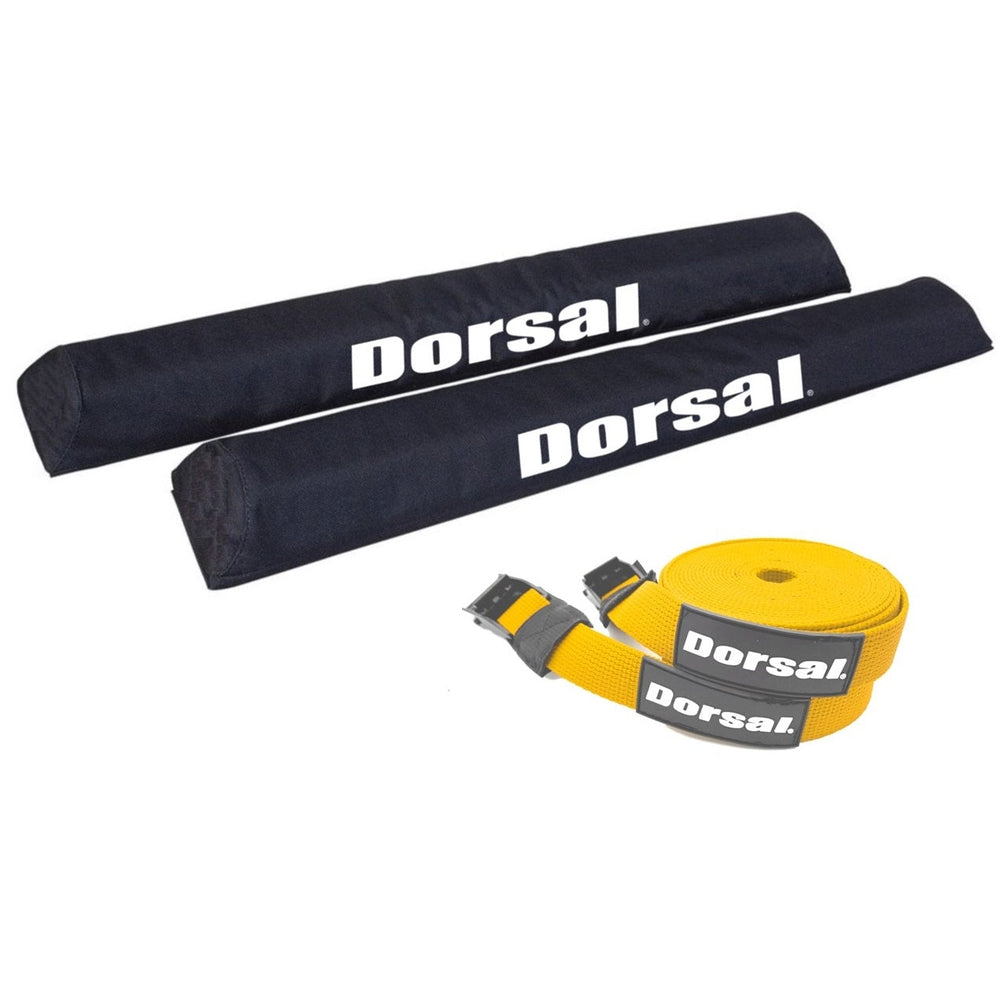 DORSAL Aero Roof Rack Pads with 15 ft Surf Straps - Pack of 4 for Car Surfboard Kayak SUP Long - view 6