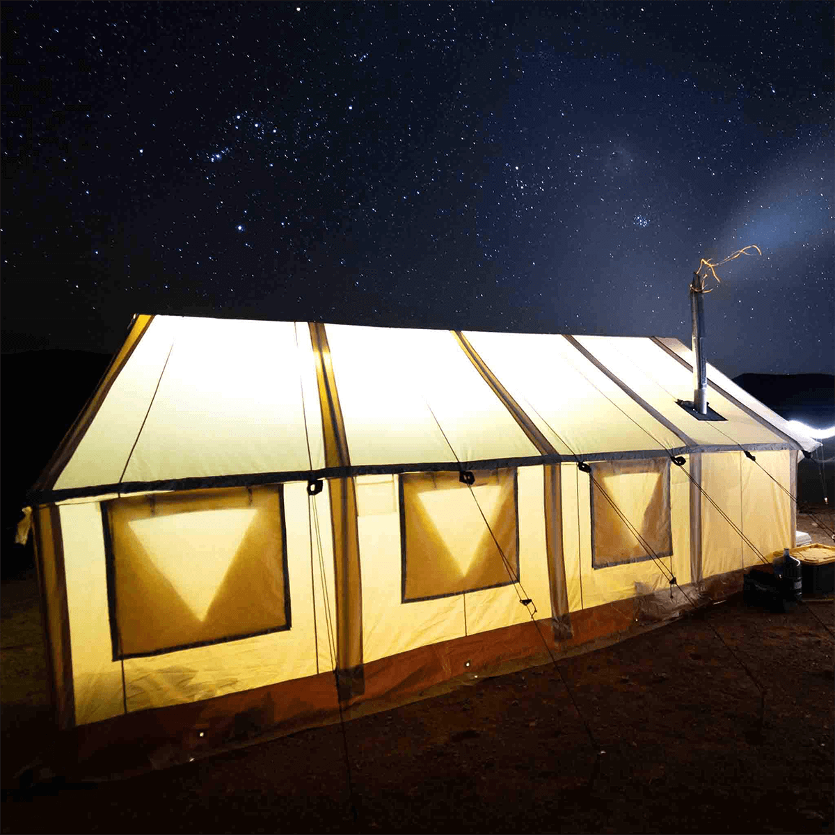 White Duck 16'x20' Alpha Wall Tent